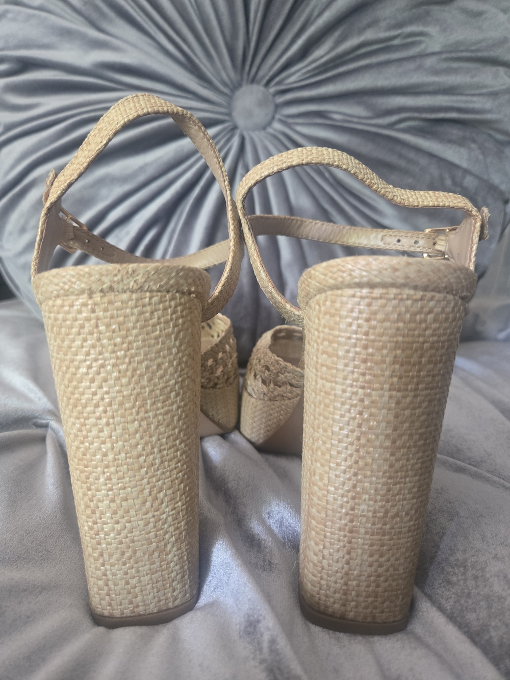 Steve Madden Lexie Raffia Size 7 - Picture 4 of 7